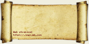 Jelena Aksentijević vizit kartica